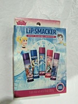 Lip Smacker Disney Princess 5 Pack Assorted Flavors Lip Balm net wt .70o... - £15.12 GBP