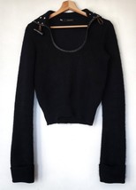 DSQUARED2 Women Virgin Wool Moheair Black Sweater - £140.98 GBP