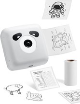 Offnova Mini Printer: Inkless Sticker Printer, Compact Printer With Tape... - £29.94 GBP