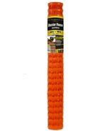 4&#39; x 100&#39;, 1.75&quot; x 2.12&quot; Mesh, Orange PVC Safety/Barrier Crowd Ctrl Fenc... - $1,089.37 MXN