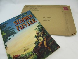 Songs Of Stephen Foster Music Book Illustrated Manhattan Soap Co 33675 - £23.84 GBP