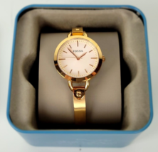 Fossil Classic Three Hand Georgia Rose Gold Tone Stainless Steel Watch BQ3026 - £39.00 GBP