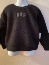 Boy&#39;s Baby Gap Long Sleeve, Raised Logo Sherpa Sweater Size 5 Toddler NWT - £12.66 GBP
