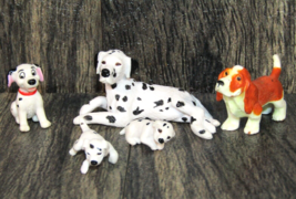 5 Vintage 1993 Disney&#39;s Dalmatians Mini Figures PVC Collector Lot Replac... - $9.85