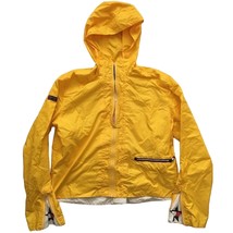 Vtg Y2K Tommy Girl Hilfiger Yellow Jacket Windbreaker Star Bell Sleeves L - £39.62 GBP