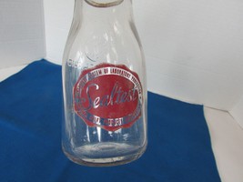 MTC Dairy Glass Jar Half Pint Cream Crest Dairy Products Sealtest G.I.C. Corp - £11.90 GBP