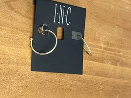 INC Two-Tone C-Hoop Earrings - $11.88