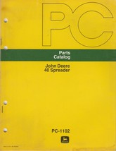 Parts Manual For John Deere 40  Spreader - £9.92 GBP
