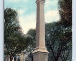 Soldiers Monument Janesville Wisconsin WI 1915 DB Postcard P6 - $4.90