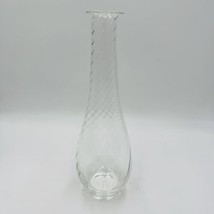 Villeroy &amp; Boch Crystal Glass Swirl Flower Vase Tall 13in Serveware - £55.41 GBP