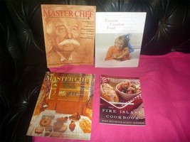 Lot 4 Martha Steward Favorite Comfort Food Fire Cookbook The Master Chef 1984 - £17.12 GBP