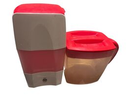 Mr Coffee Iced Tea Maker 3 Quart TM75RS Red Brewer With Pitcher - Tested... - $13.25