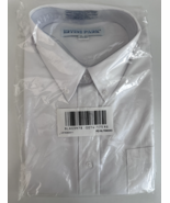 Mens Irvine Park White Wrinkle Resistant Long Sleeve Oxford Dress Shirt ... - $39.24 CAD