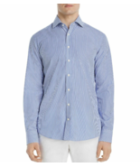 Dylan Gray Bengal Striped Classic Fit Shirt Blue/White-Size Large - $426.79 MXN