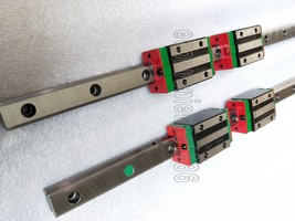 2 pcs HGR25--450mm  Linear rail &amp; 4 pcs HGH25CA Block Bearing - £119.19 GBP