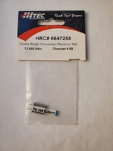 Hitec 72mHz Single Conversion Receiver Xtal Ch. 58 - $314.11 MXN