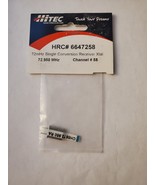 Hitec 72mHz Single Conversion Receiver Xtal Ch. 58 - $16.99