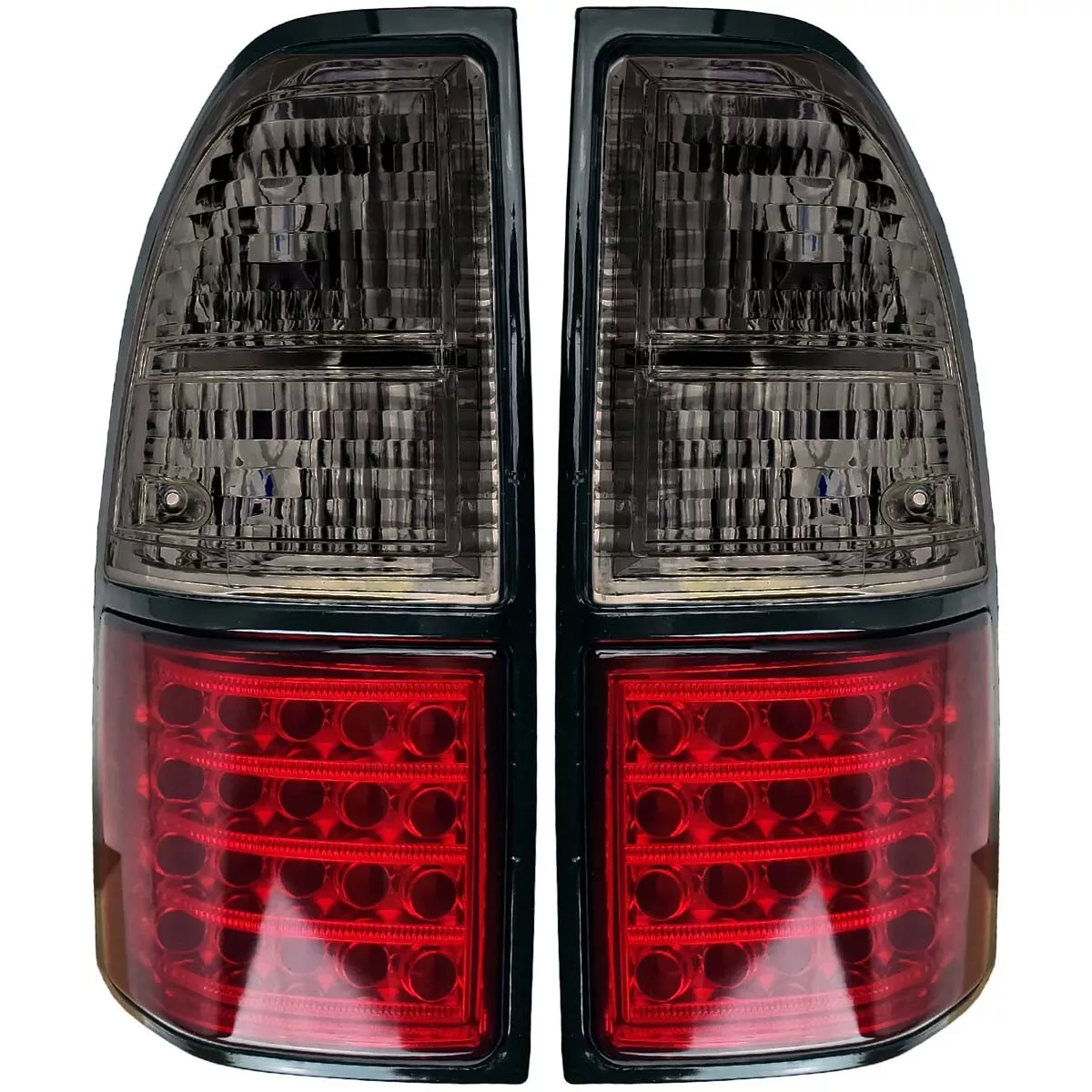 1 Pair Rear Red Smoke LED Tail Light Lamp Fit For Land Cruiser Prado 90 95 96-02 - £207.09 GBP