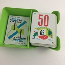 Mille Bornes Parker Brothers French Card Game w Tray Instructions Vintag... - $38.07
