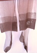 VTG Nylon Stockings Cuban La France #100 Seamed Hosiery Brown Toast Sz10... - $95.98