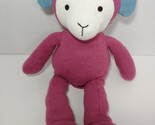 Gund We Love Animals Luca purple knit monkey plush 319606 blue ears FLAW  - £40.86 GBP