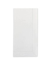 Sferra Festival White Dinner Napkins, Linen Set of 4 - £49.44 GBP