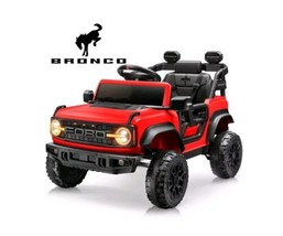 12V Ride on Toy for Kids,Ford Bronco Raptor Kids Electric Vehicle Red  - £157.70 GBP