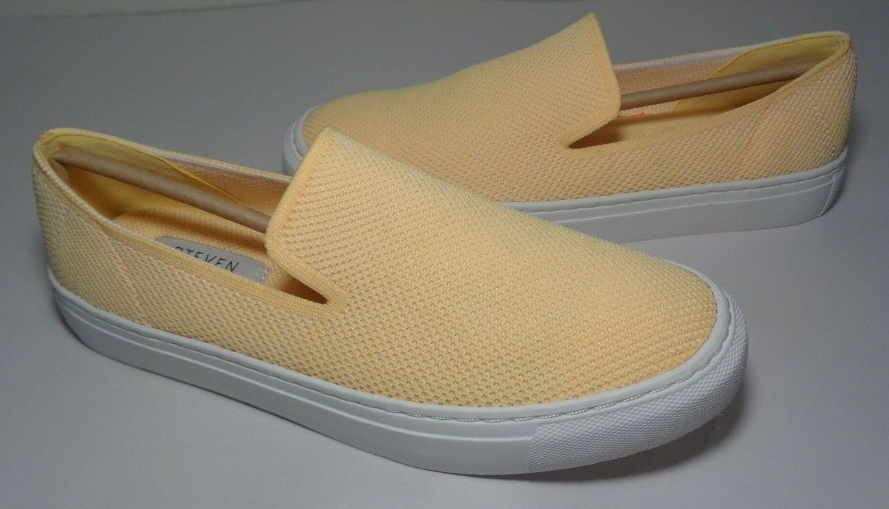 Primary image for Steven by Steve Madden Size 7.5 KRAFT Yellow Sneakers Loafers New Women's Shoes