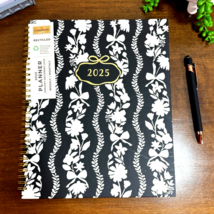 2025 Planner Monthly and Weekly Layouts Notes Dot Grid 9 x 11 Clementine... - $22.09