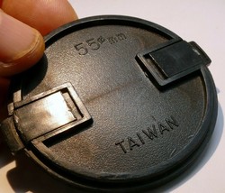 55mm Front Cap Plastic snap on for 28mm 35mm f2.8 f3.5 vintage made in Taiwan - $7.03