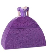 Disney Princesses Tangled Rapunzel Dress Shaped Ceramic Treasure Jewelry... - £31.65 GBP