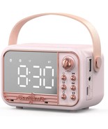 Retro Bluetooth Speaker, Vintage Portable Wireless Bluetooth Speakers Wi... - $37.95
