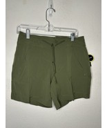 Athletic Works Women&#39;s Commuter Bermuda Shorts 7” Size Small Green - $17.99