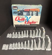 Life-Like HO Gauge Over &#39;n Under Pier Set Gray #08609 99% Complete 27/28... - $14.01