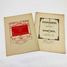 Music Sheets Fireflies Feu Follets &amp; The New Way Piano by Woodhouse Musi... - $9.90