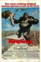 King Kong Original 1976 Vintage One Sheet Poster - £462.95 GBP