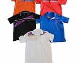 Adidas Golf Polo Shirts Adizero Men’s Size Large Short Sleeve Lot Of 5  - $49.45