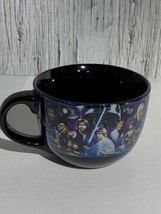 Large Star Wars Black 24oz Mug Original Trilogy Collage Luke Leia Han Solo - £14.94 GBP