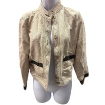 Harve Benard Women’s 6 Beige Linen Blend Jacket - $14.24