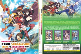 ANIME DVD~ENG DUB~Kono Subarashii Sekai Ni Season 1-3+Bakuen Wo(1-45End+Movie) - £22.37 GBP