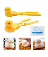 BENEONY UMAIL 2 Pcs 3D Duck Rice Sushi Molds with Poly Plastic Gloves - $206.97 MXN