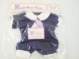 Vanderbear Wear Fuzzy Musical Soiree Outfit Muffy Brother The Purple Vel... - £21.10 GBP