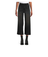 Time and Tru Women&#39;s SIZE 12 High Rise Wide Leg Crop Blue Denim Jean NWT - $22.20 CAD