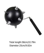 Inflatable SPIKED BALL &amp; CHAIN FLAIL Mace Meteor Hammer Cosplay LARP Pro... - £9.32 GBP