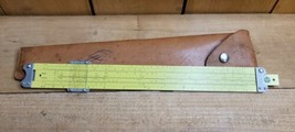 Vintage 1958-59  Pickett 1010-ES Slide Rule with Leather Case Trigonometry HTF - $49.49