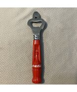 Coca Cola Bottle Opener - Red Plastic Bottle Design 7” - $6.95