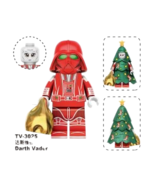 Cartoon Star Wars Santa Darth Vader TV3025 Minifigures Toy US Seller - $5.55