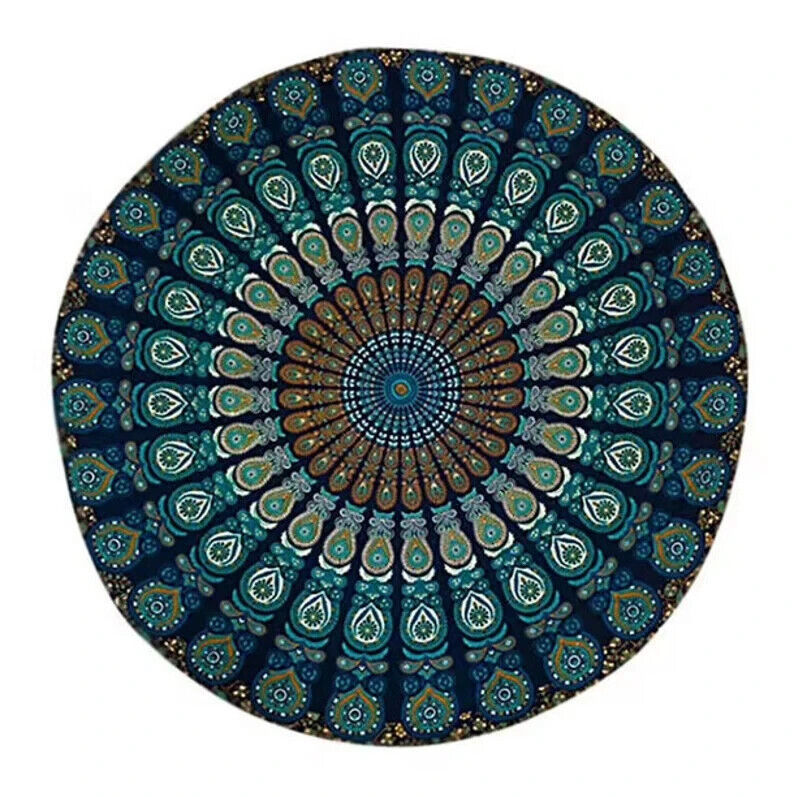 Mandala Round Tapestry Hippie Indian Bohemian Mandala Table cloth Meditation Rug