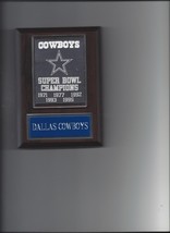 Dallas Cowboys Super Bowl Plaque Football Nfl - £3.93 GBP