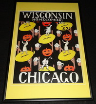 1936 Wisconsin vs Chicago Football Framed 10x14 Poster Official Repro - £38.71 GBP